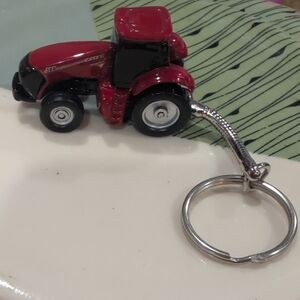 Red Tractor Keychain